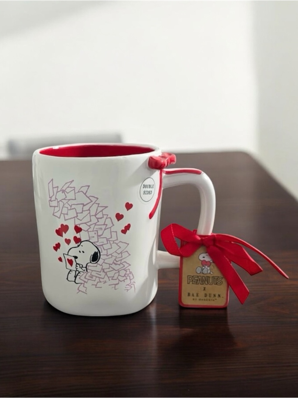 Rae Dunn x Peanuts Snoopy “Be Mine”  Mug